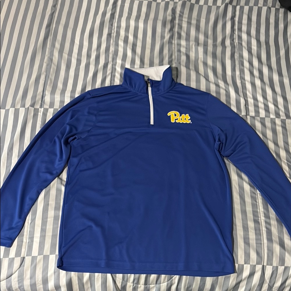 Blue Pitt Quarter-Zip